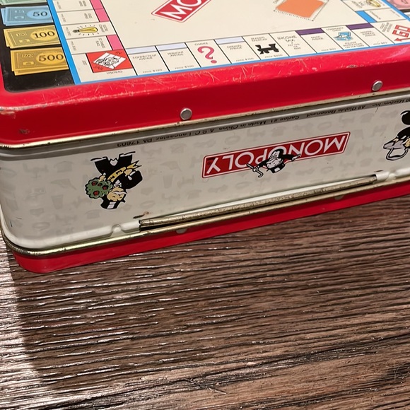Rare Collectors Monopoly Lunch Box Tin - Picture 5 of 10